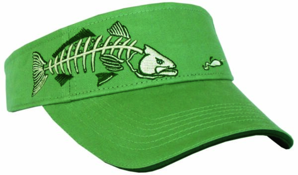 Jumbo Trout Visor White Wave