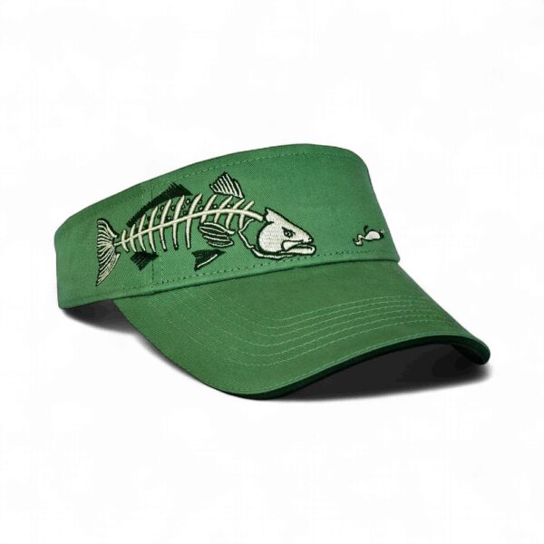 Jumbo Trout Visor White Wave