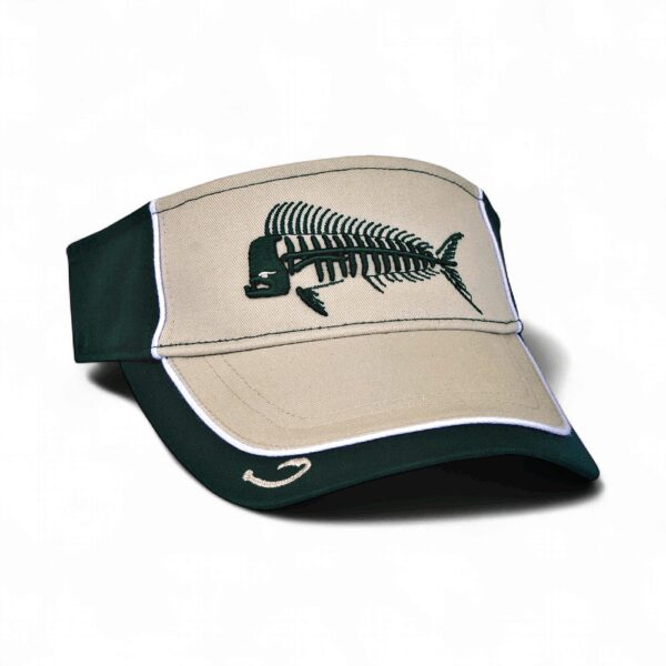 Dolphin Visor Dark Green W/ Stone