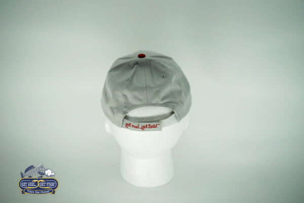 Jumbo Perch Cap Silver/Deep Red - Image 2